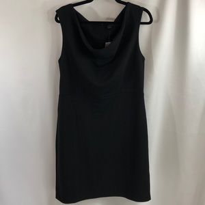 Ann Taylor NWT Black Sheath Dress 14